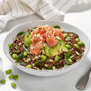 Salmon Sashimi Quinoa