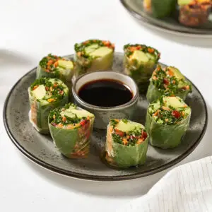Half Kale Avocado Rolls