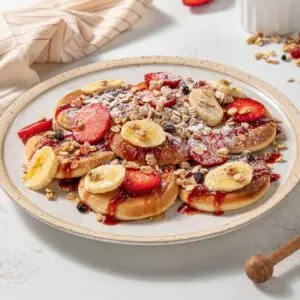 Red Berries Pancakes